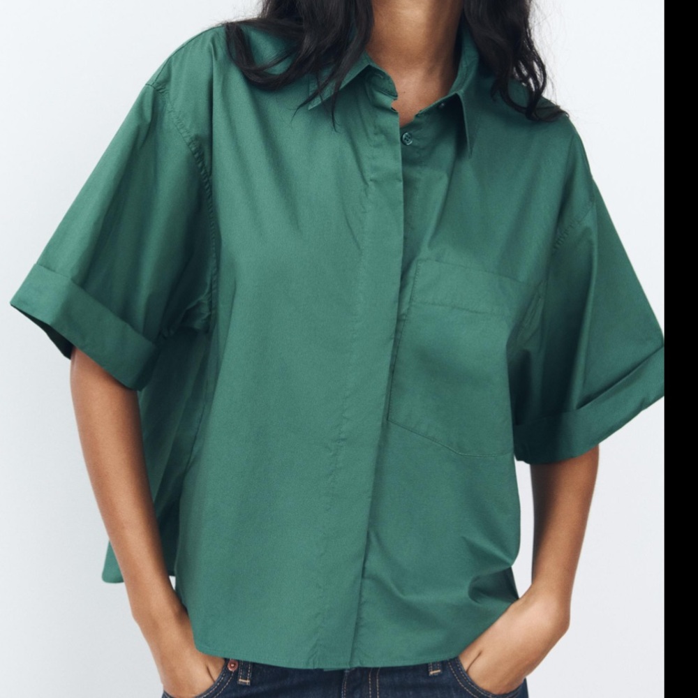 Zara Oversized Button Down
